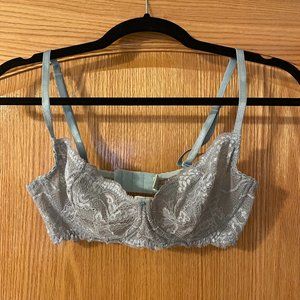 Stunning Sea-foam Green lace bra, Size 36C